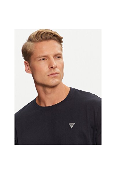 Guess Tricou bărbătesc M4YI0AKCCM1 Bleumarin