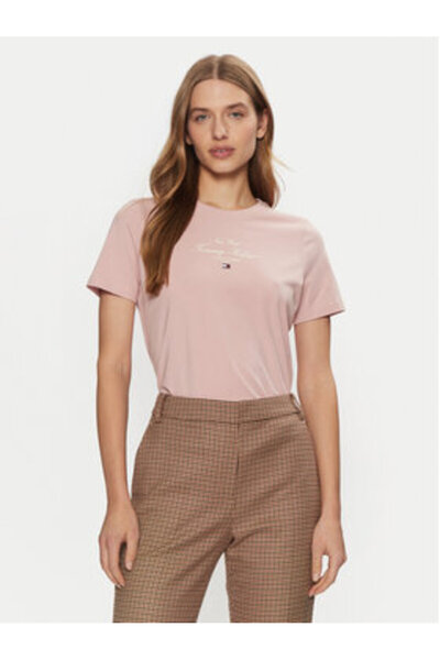Tommy Hilfiger Tricou de damă WW0WW43895 Roz