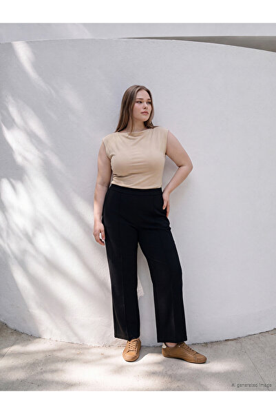 LC Waikiki Gencc Quality Plus Size Soft Touch Women's Sweatpants