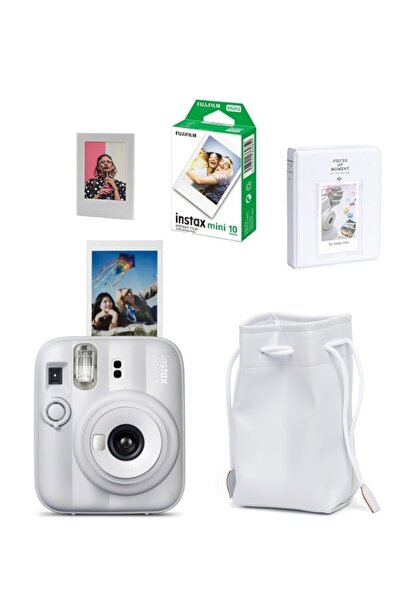 Fujifilm Instax Mini 13 Fotoğraf Makinesi-Büzgülü Kılıf-10'lu Film-64lü PVC A...