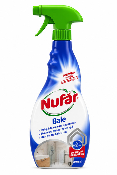 Nufar Soluție de curățare pentru baie Nufăr, cu pulverizator, 500 ml