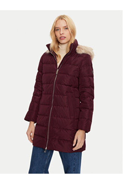 Tommy Hilfiger Geacă de puf pentru femei WW0WW43234 Roșu