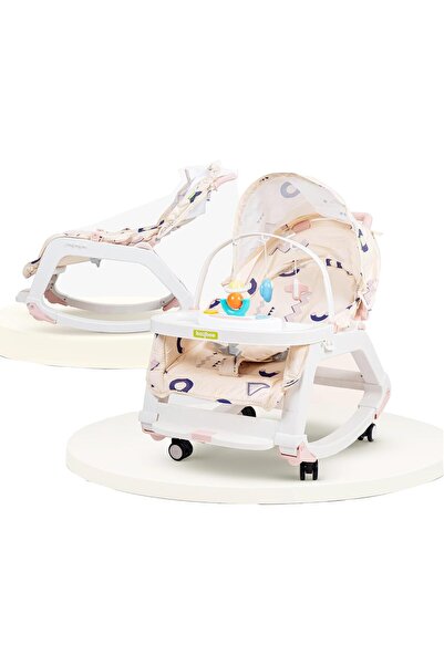 BAYBEE 5 in 1 Baby Rocking Chair for Kids with Hanging Toys | Baby Rocker Boo...