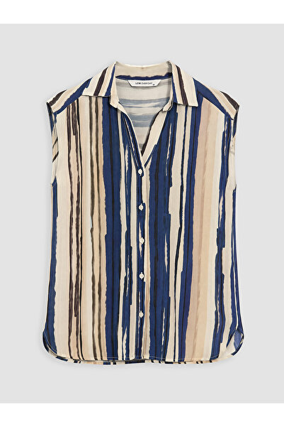 LC Waikiki Nevavm Striped Women's Shirt with a Difference