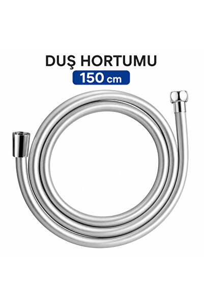 DESIPHON 150 cm Duş Hortumu Paslanmaz Esnek Banyo Duş Başlığı Hortumu Dayanık...