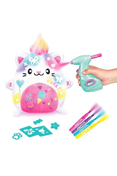 Genel Markalar Airbrush Plush Kawaii Kitty Peluş Boyama Seti