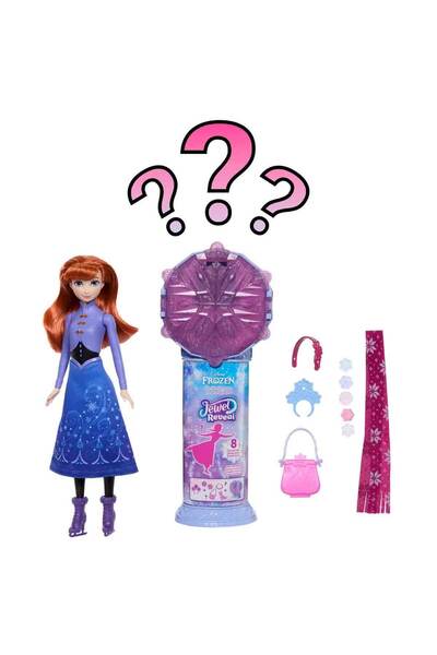 Disney Frozen Disney Karlar Ülkesi Anna Sürpriz Takılar Buz Patencisi Anna Bebek