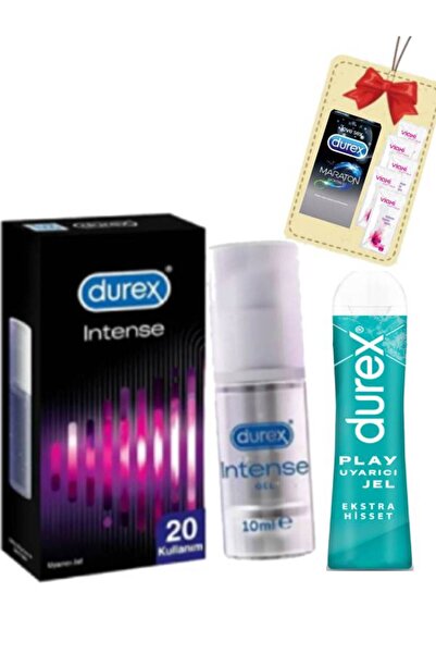 Durex Kadınlara Özel Hassas Dokunuş Jel-Extra Hisset Jel Set+5'li Maraton Pre...