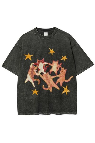 classy moda Καθημερινή Χρήση 30/1 Μπλουζάκι από Χτενισμένο Βαμβάκι Τύπου Sing...