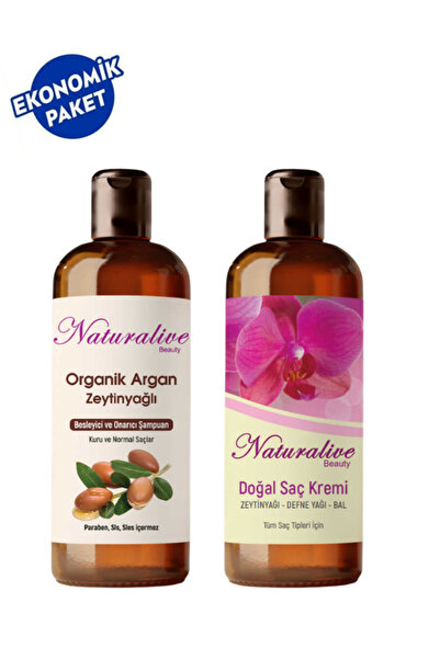 naturalive Nourishing Repairing Shampoo and Natural Hair Care Conditioner for...