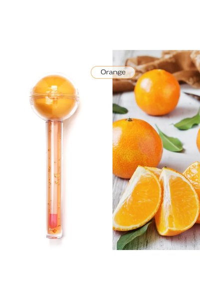 Kozmetik Korean Makeup Orange - Double-Ended Balm and Gloss - Plumping Effect and Perfect Hydration