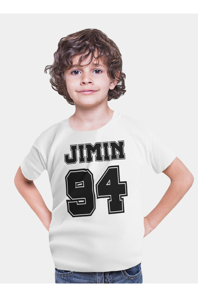 Generic عالم الموضة تيشرت قطن بطباعة عالية الجودة بتصميم BTS JIMIN