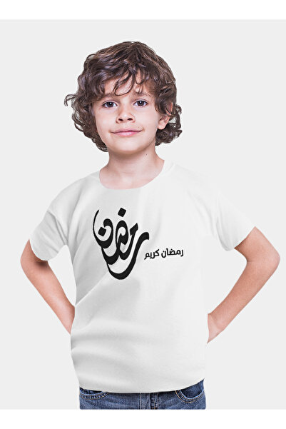 Generic عالم الموضة تيشرت قطن بطباعة عالية الجودة بتصميم رمضان