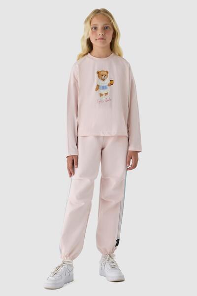 Tyess Kız Çocuk Pembe Tshirt
