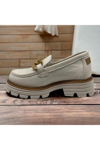 Mammamia D24ya-3185 Bone Color Women's Casual Shoes