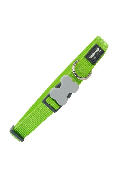 RedDingo Zgardă pentru câini Red Dingo Lămâie verde (1,5 x 24-36 cm)