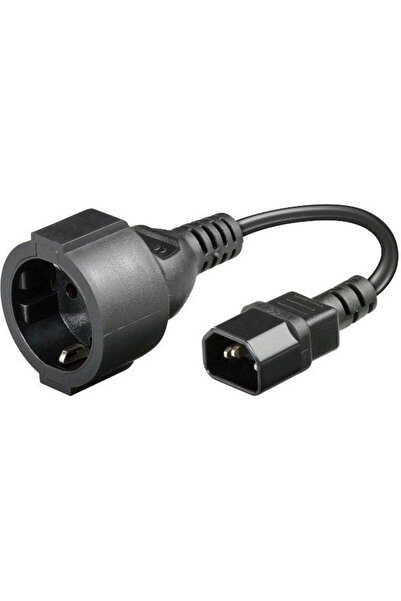 Gembird Cablu alimentare PC-SFC14M-01 C14 Schuko 10A 0.15m