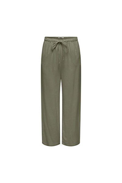 ONLY Pantaloni de damă din material textil 15322263 Verzi