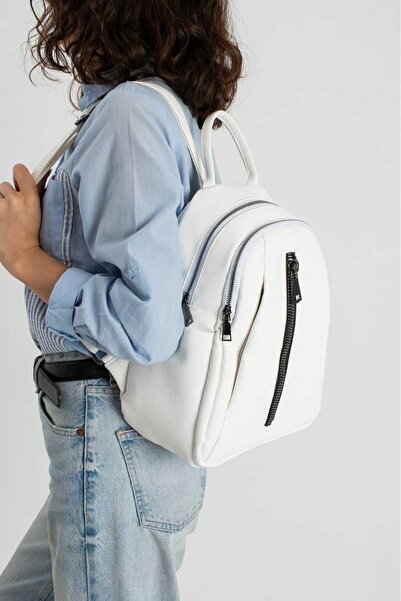 WİKİDAYS.S MODA TRENDİ Fiona Zipper Detailed Women's Backpack