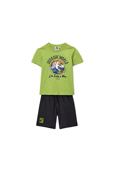 ORIGINAL MARINES Set tricou și pantaloni scurți băieți DFPV2270CM Negru