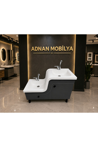 ADNAN MOBİLYA Abdest lavabosu/ikili lavabo/z tipi lavabo105x45