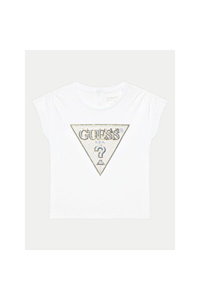 Guess Tricou de fată K5GI12K6YW4 Alb