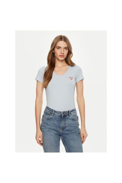 Guess Γυναικείο T-shirt W2YI45J1314 Μπλε