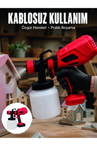 Lutesya 21V Güçlü Motor ile Profesyonel Boyama Performansı
