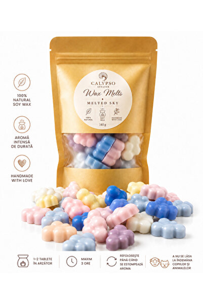 Calypso Atelier Melted Sky Wax Melts 140 g | Tablete parfumate | Arome combin...