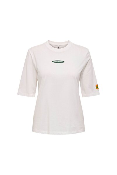 ONLY Γυναικείο T-shirt 15351369 Λευκό