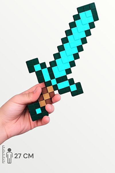 Artivo Minecraft 27 cm Diamond Sword Elmas Kılıç Figür