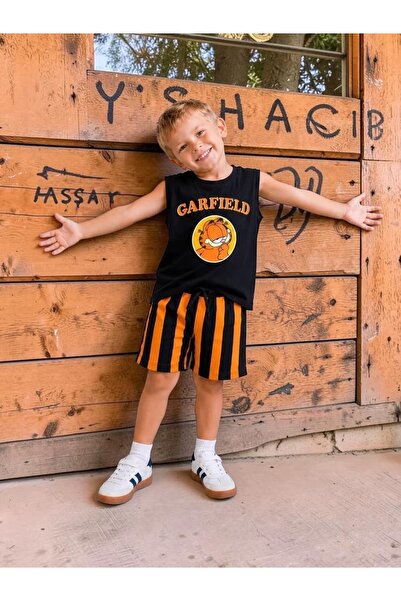Patriko Boys' Character Printed Summer Thick Strap T-Shirt Shorts Set 3-10 Years