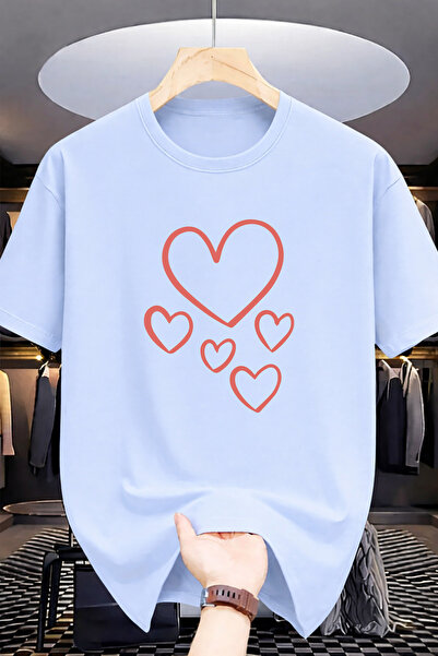Pink Sky Premium Oversize T-Shirt 100% Cotton Unisex Comfortable Fit Trending...