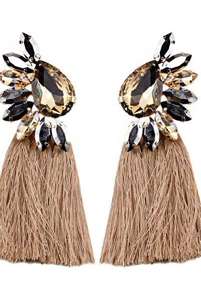 VeeShop Εντυπωσιακά σκουλαρίκια Maleficent, με μεγάλους μυτερούς κρυστάλλους ...