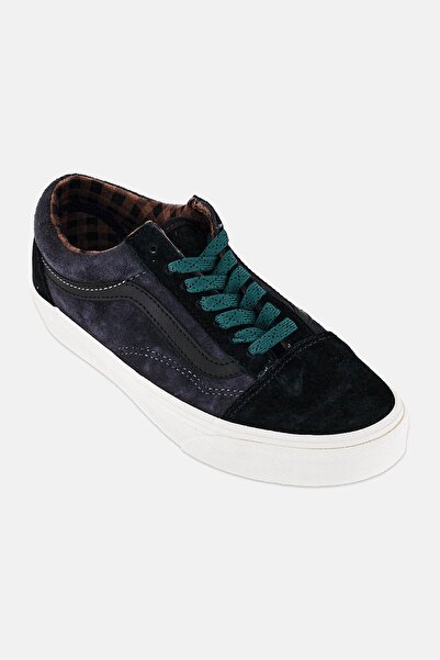 Vans Women Old Skool Lace Up Skate Shoes, Black