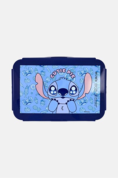 Disney Kids Girl Stitch Lunch Box, Navy Blue