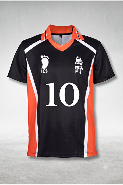 Girişim Tekstil Anime Haikyuu Jersey Detaylı Forma Unisex Jersey Tişört