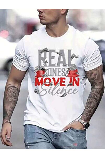 45 BPM تي شيرت صيفي للرجال بطبعة جمجمة مضحكة "Real Bones Move In Sarcasm" برق...