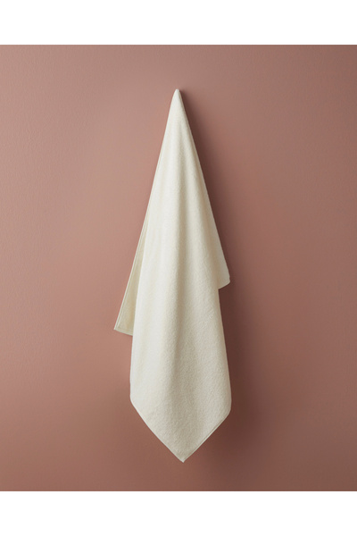 English Home Cotton Line Pamuk Banyo Havlusu 90x150 cm Ekru