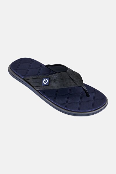 Cartago Men Malaga Thong Slip On Slippers, Dark Grey