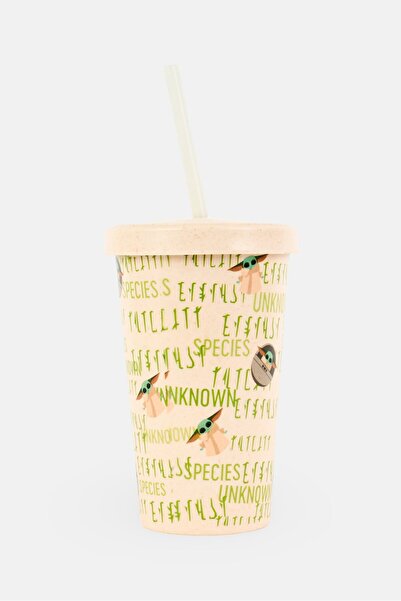 R Squared Zrike Bamboo Tumbler With Straw 100ml, Beige