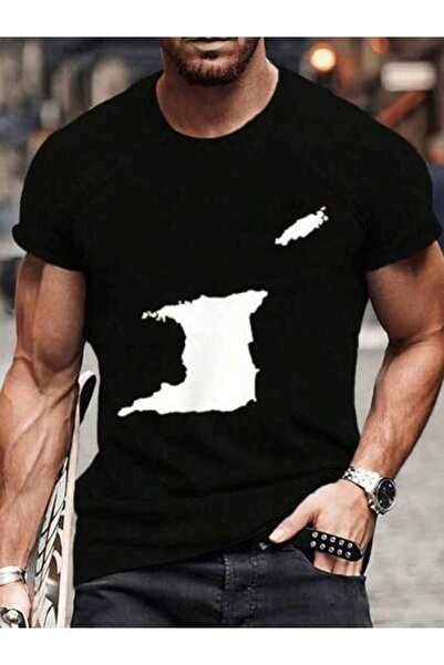 799 100% Cotton Trinidad And Tobago Fun Map Shirt Women's Men's Graphic Tee C...