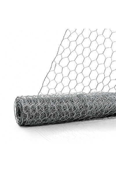 İSTANBUL ÇİT METAL Galvanizli Kümes Teli 1,50 x 20 Metre – 1/2 İnç 13 mm Göz ...