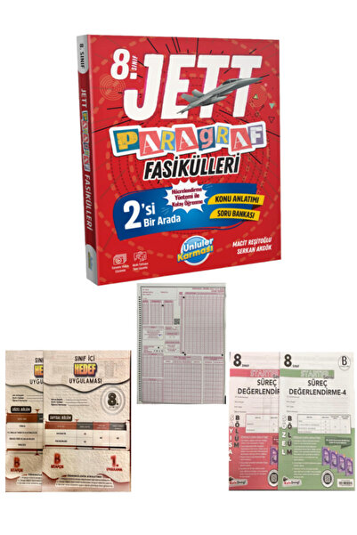 Ünlüler Karması 8. SINIF JETT PARAGRAF FASİKÜL + KAFA DENGİ DENEME + OPTİK + ...
