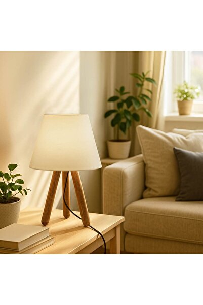 eraysan Wooden Headed Lampshade