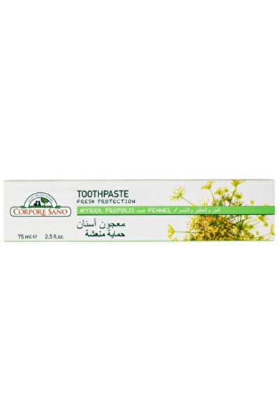 Toothpaste Pasta de Dinti fara Fluor cu Smirna, Propolis si Fenicul Corpore S...