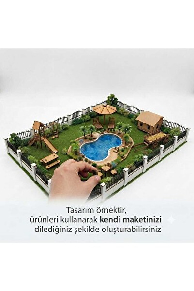 Proton Mimari Maket ve Hobi Diorama Mega Seti (1/50 Ölçek) - Lazer Kesim Hazı...