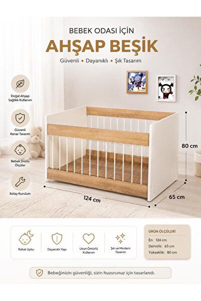 my design eviniz için en özel tasarımlar Ahşap bebek beşiği