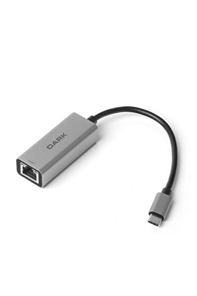 BSD محول إيثرنت LAN من نوع USB3.1 Type-C إلى 10-100-1000 جيجابت من Dark DK-AC...