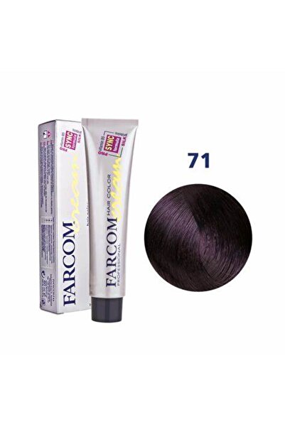 Other FARCOM Μόνιμη Κρεμώδης Βαφή 60ml 71 Ιριδίζον Καφέ